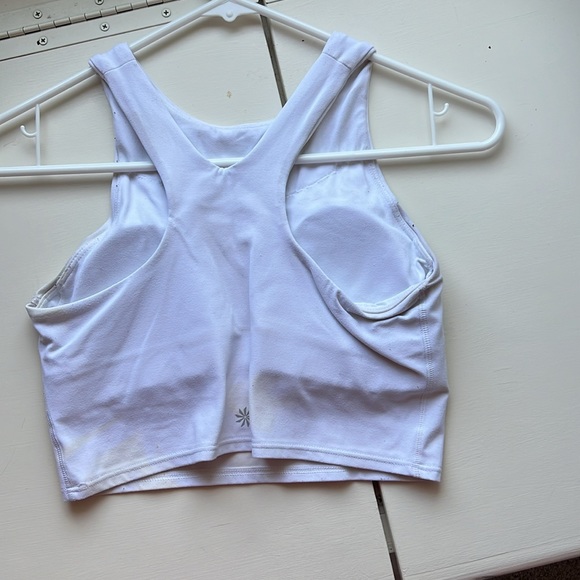 CROPPED BUILT IN BRA TANK TOP ATHLETA SIZE XS - Picture 2 of 2